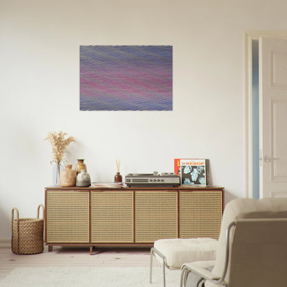 CATARACT 3 1967 - Bridget Riley Brushed Aluminum Print - 70x100 cm / 28x40 inches | Bridget Riley Aluminum Print | Bridget Riley Prints