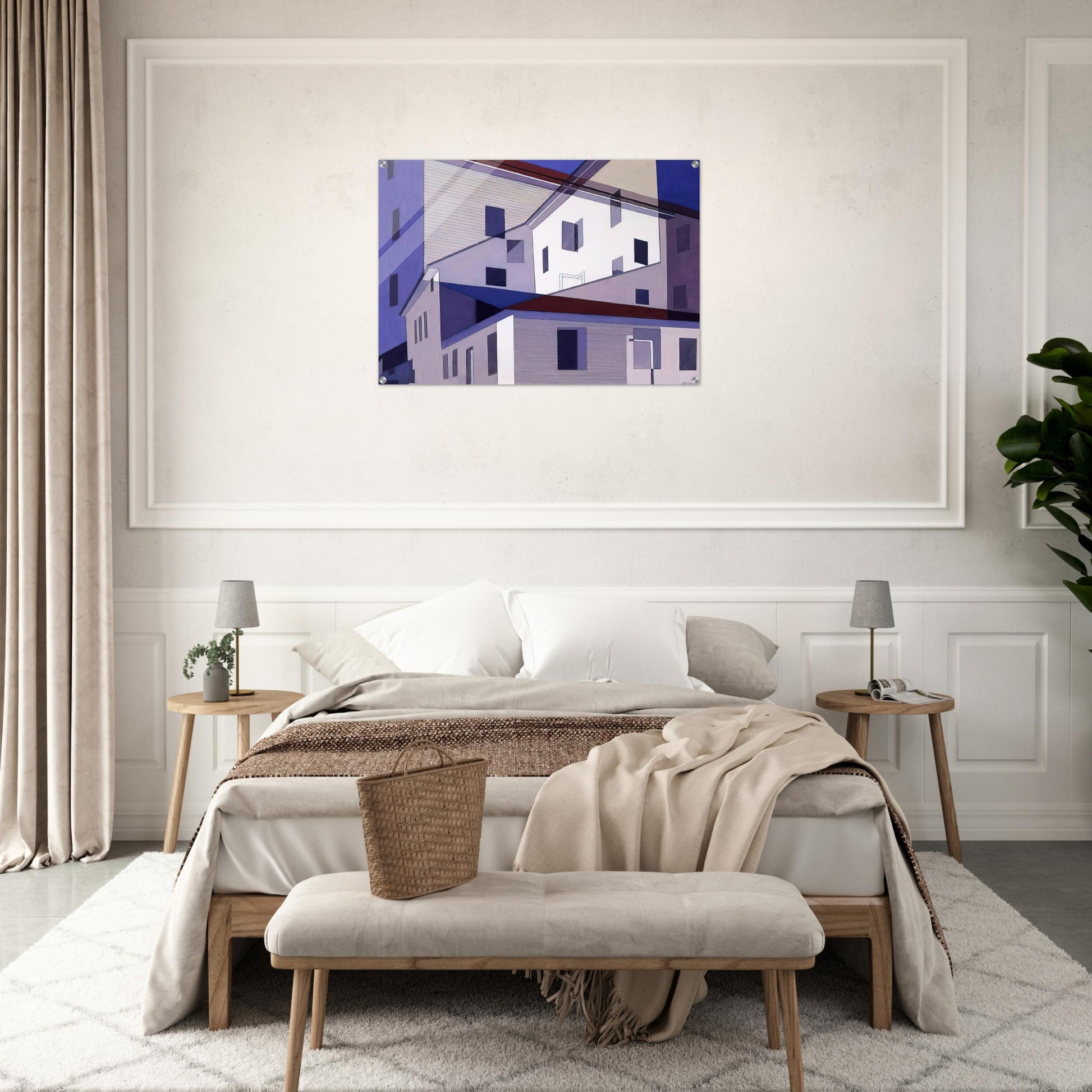 On A Shaker Theme #2 - Precisionism - Charles Sheeler Acrylic Print - 70x100 cm / 28x40″ inches