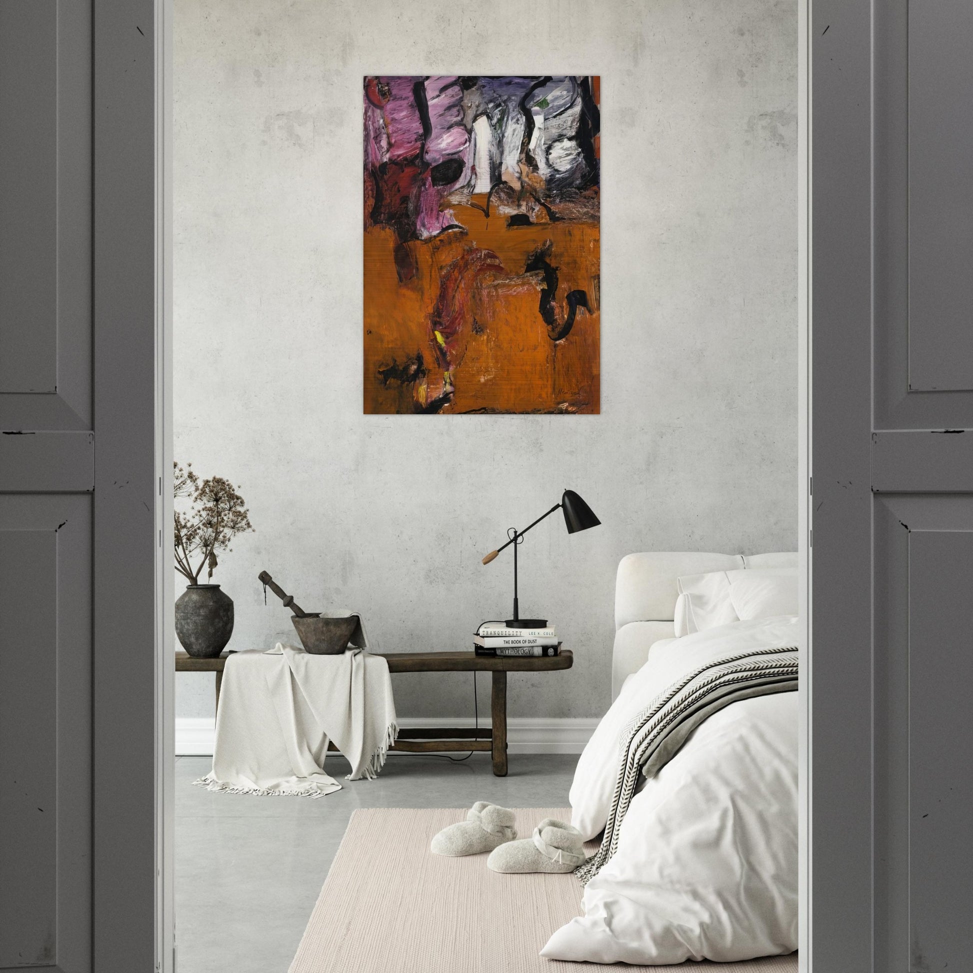 PALLAS ATHENA EARTH 1961 - Grace Hartigan Brushed Aluminum Print - 70x100 cm / 28x40 inches | Grace Hartigan Aluminum Print | Grace Hartigan Prints
