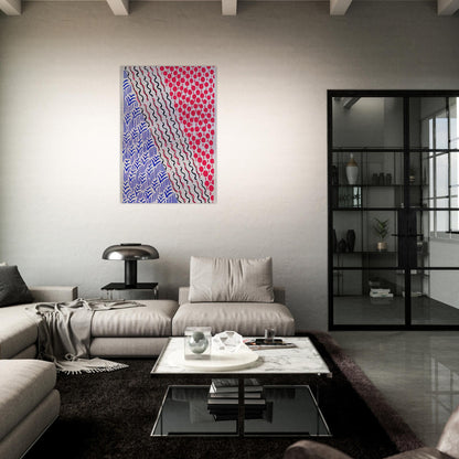 COMPOSITION 21 - Sonia Delaunay Brushed Aluminum Print - 70x100 cm / 28x40 inches | Sonia Delaunay Aluminum Print | Sonia Delaunay Prints