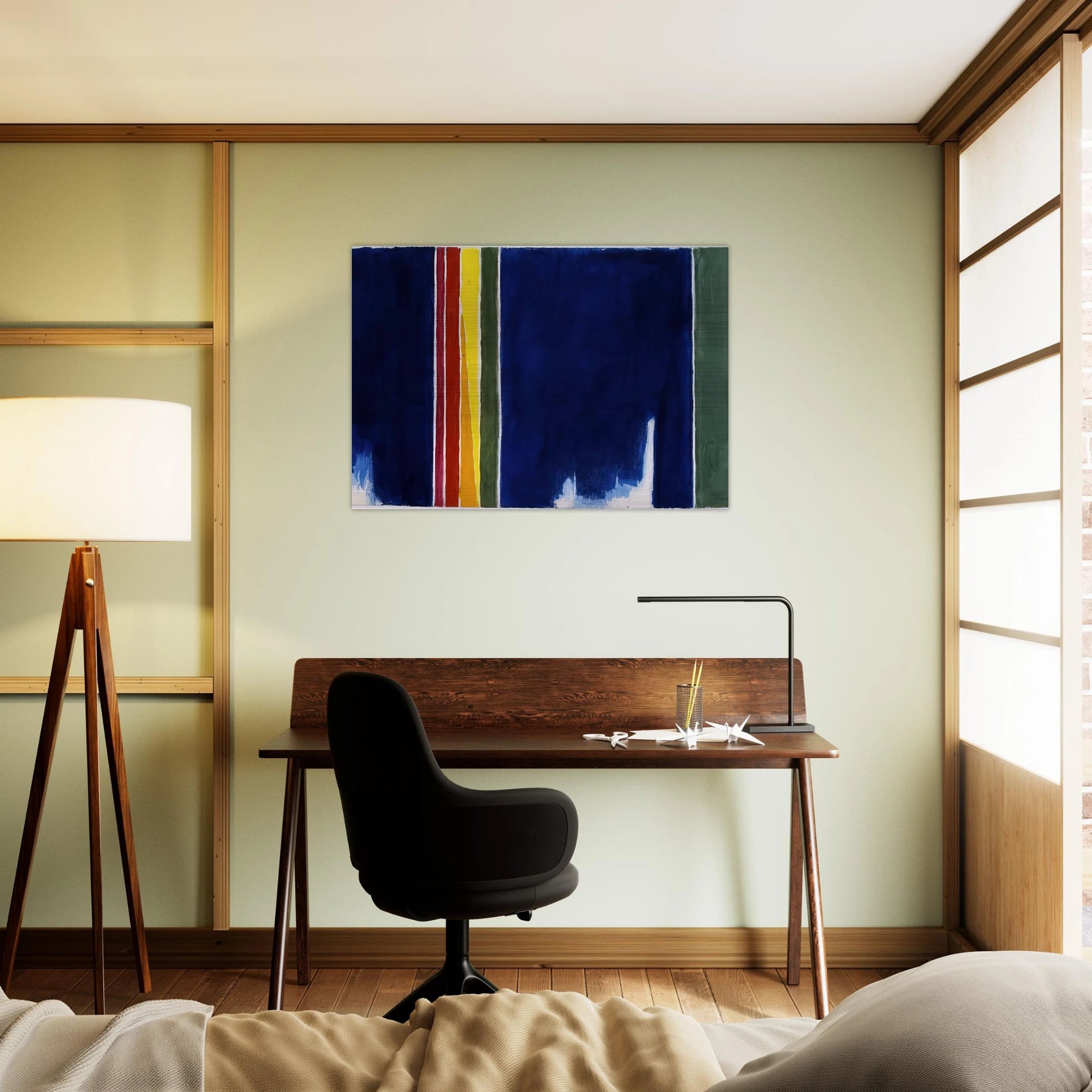 ATMOSPHERIC EFFECTS I 1970 - Alma Woodsey Thomas Brushed Aluminum Print - 70x100 cm / 28x40 inches | Alma Woodsey Thomas Aluminum Print | Alma Woodsey Thomas Prints