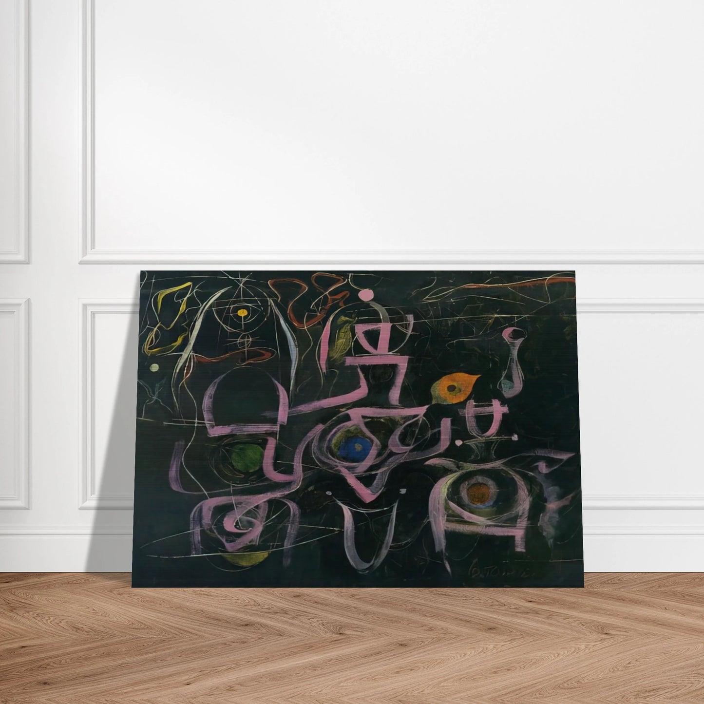 Number 3 - 1948 - Bradley Walker Tomlin Brushed Aluminum Print - 70x100 cm / 28x40 inches | Bradley Walker Tomlin Aluminum Print | Bradley Walker Tomlin Prints