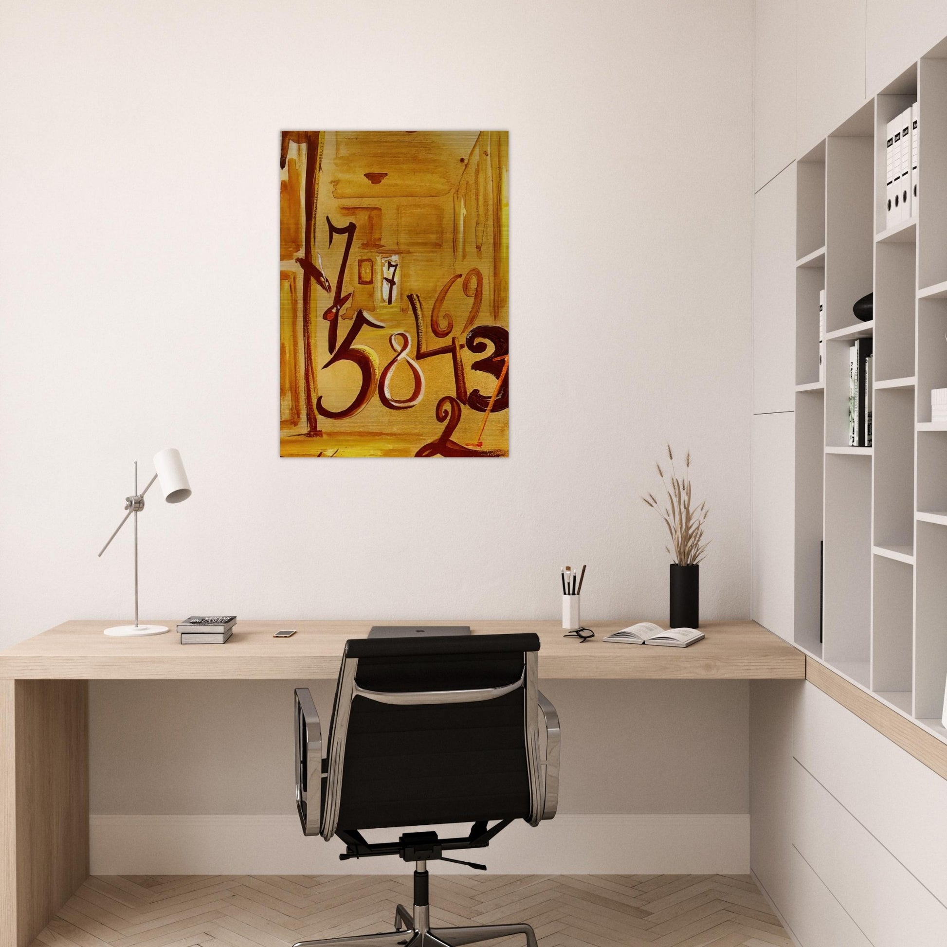 THE MAIDS IN WAITING LAS MENINAS - Salvador Dali Brushed Aluminum Print - 70x100 cm / 28x40 inches | Salvador Dali Aluminum Print | Salvador Dali Prints