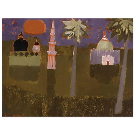 Mary Fedden - Minorets - 1968  75x100 cm / 30x40inches Fine Art Poster