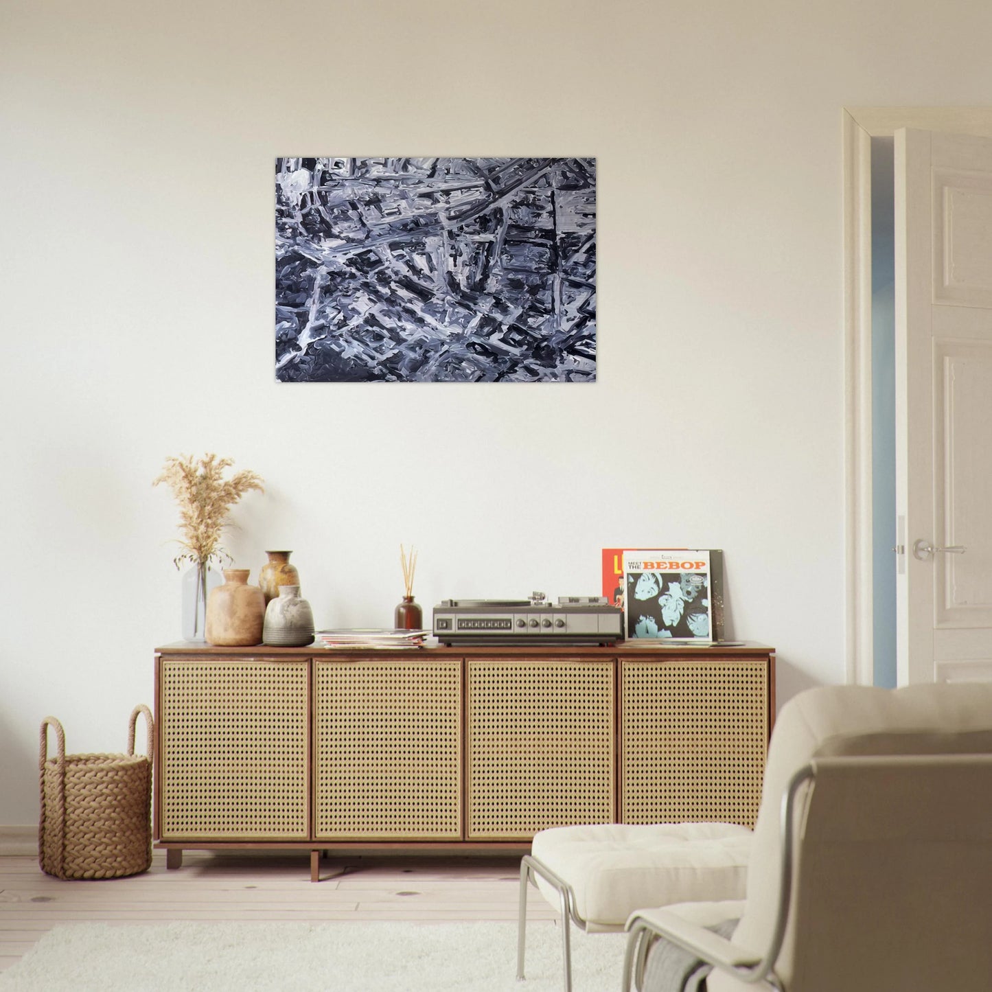 TOWNSCAPE PL 1970 0 - Gerhard Richter Brushed Aluminum Print - 70x100 cm / 28x40 inches | Gerhard Richter Aluminum Print | Gerhard Richter Prints