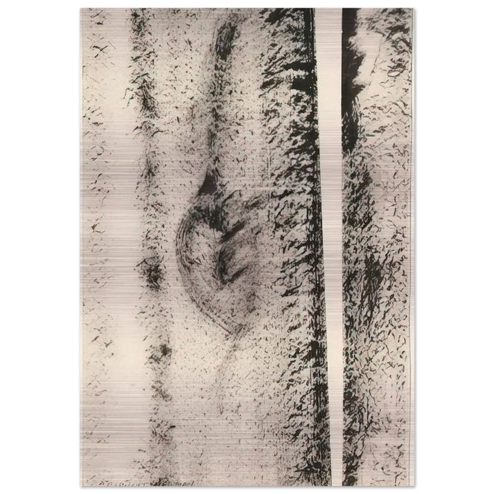 Untitled - Barnett Newman Brushed Aluminum Print - 70x100 cm / 28x40 inches | Barnett Newman Aluminum Print | Barnett Newman Prints