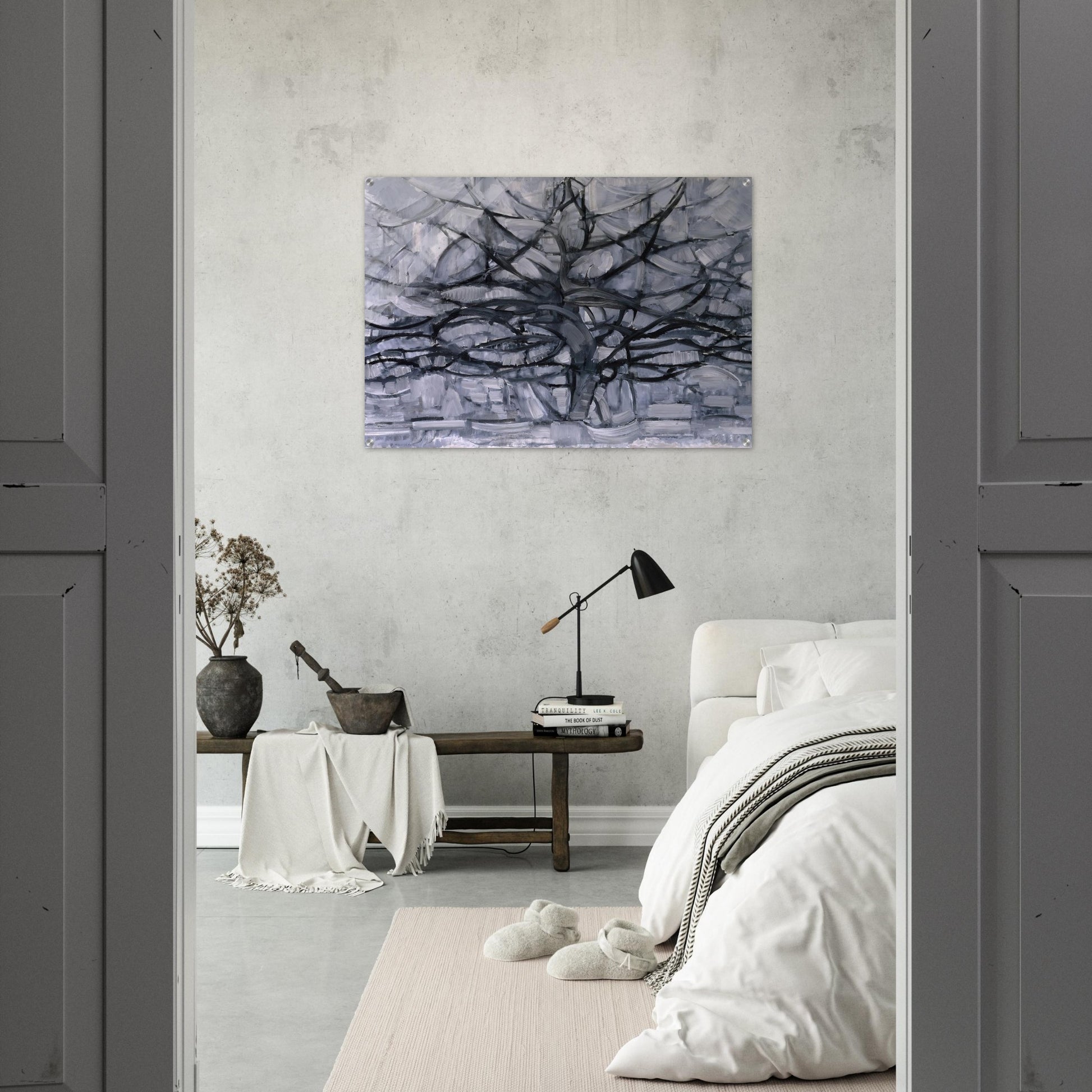 The Gray Tree - Piet Mondrian Acrylic Print - 70x100 cm / 28x40″ inches