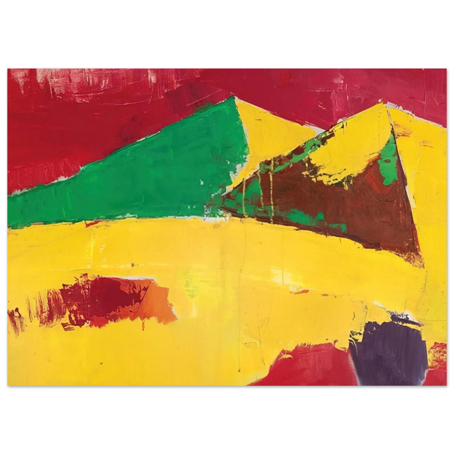 Nicolas de Stael - Sicile Agrigente - 1953 Fine Art Poster