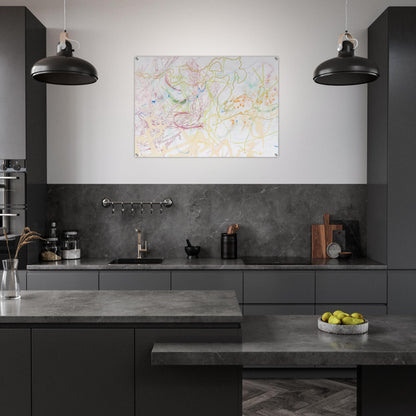 POLYTROPOS 1982 - Nancy Graves Acrylic Print - 70x100 cm / 28x40″ inches | Nancy Graves Wall Art | Nancy Graves Prints