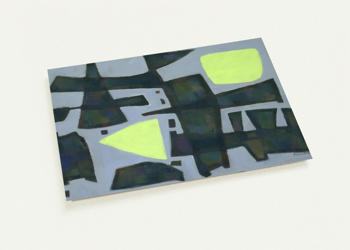 -12° - 1956 By Alfred Manessier Pack of 10 Post Cards | Alfred Manessier Post Cards | A6 (10.5 x 14.8 cm) - 4.1 x 5.8 inches