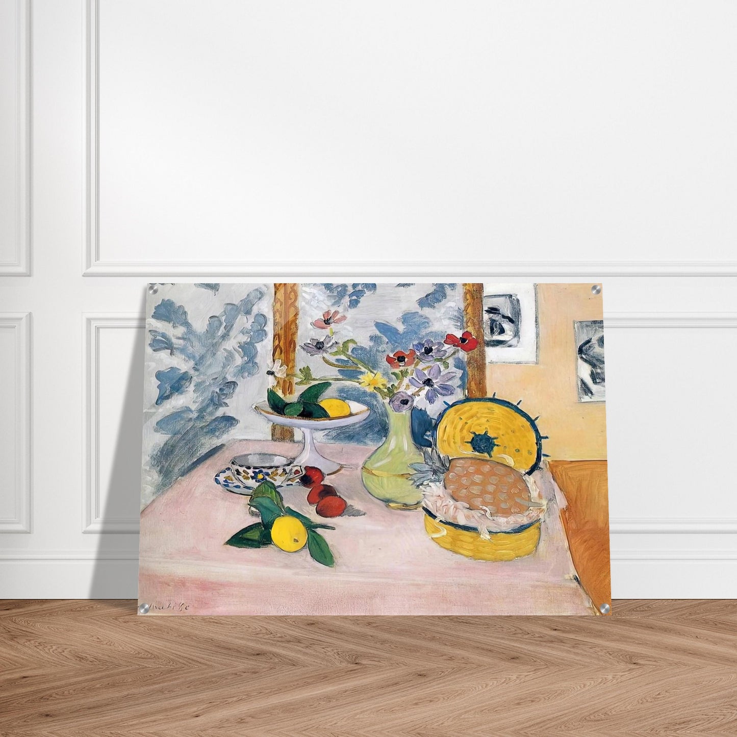 STILL LIFE WITH PINEAPPLES - Henri Matisse Acrylic Print - 70x100 cm / 28x40″ inches