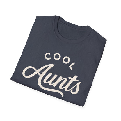 T-shirt du Cool Aunts Club, T-shirt rigolo pour tante, T-shirt graphique "Meilleure tante jamais", T-shirt mignon et impertinent pour la famille