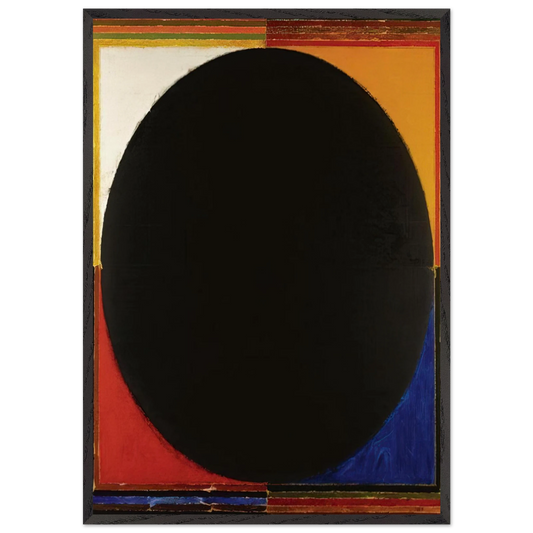 Bindu - 1985 - S H Raza 70x100 cm / 28x40 inches Framed Art Print – Black Wooden Frame