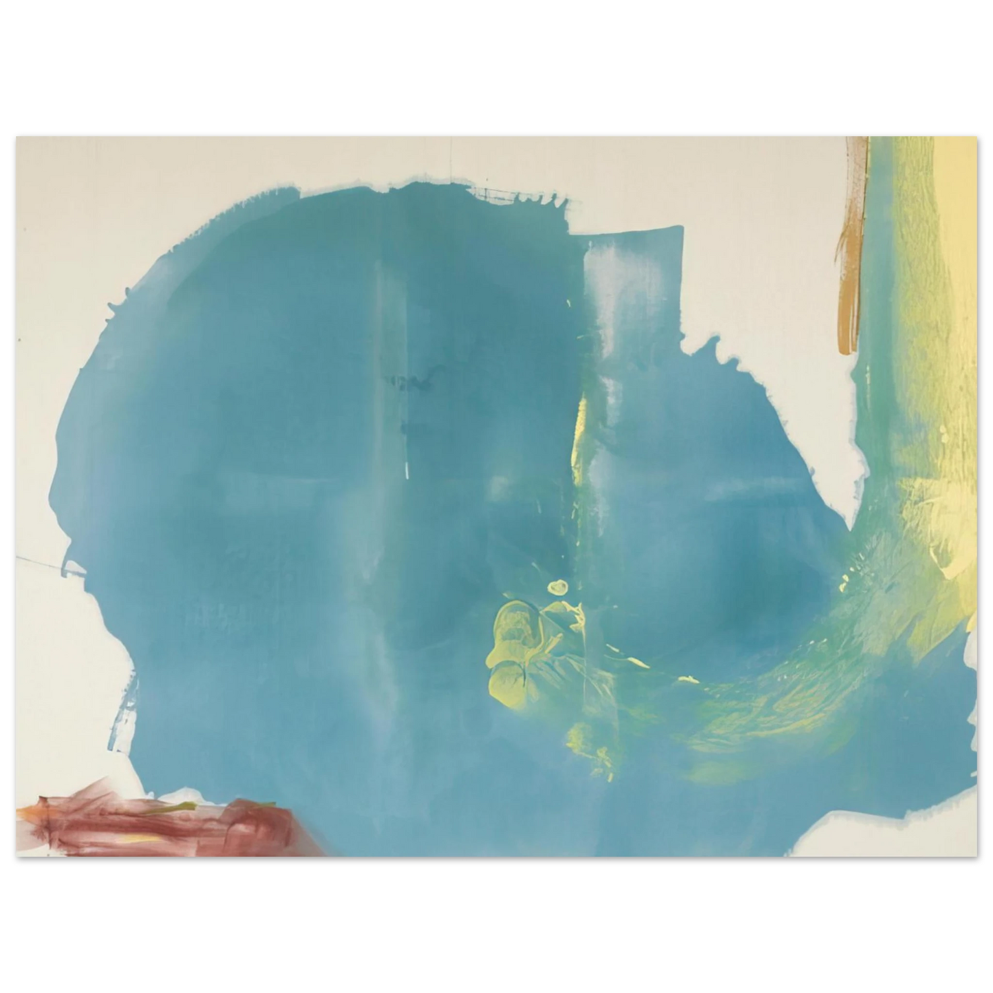 Helen Frankenthaler - Where Necessary - 1977 Wall art - 21x29.7 cm / 8x12" - Fine Art Poster-canvas - -