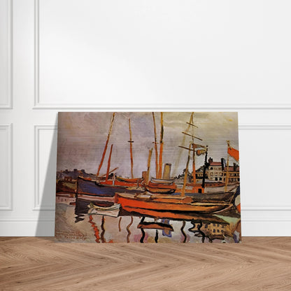 THE PORT OF LE HAVRE 1906 - Raoul Dufy Brushed Aluminum Print - 70x100 cm / 28x40 inches | Raoul Dufy Aluminum Print | Raoul Dufy Prints