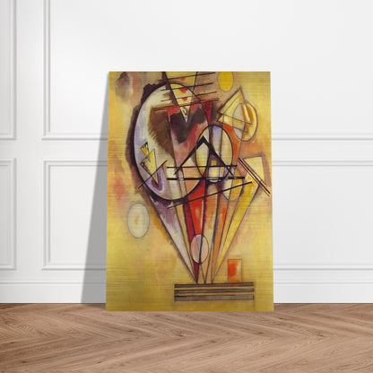 ON THE POINTS 1928 - Wassily Kandinsky Brushed Aluminum Print - 70x100 cm / 28x40 inches | Wassily Kandinsky Aluminum Print | Wassily Kandinsky Prints