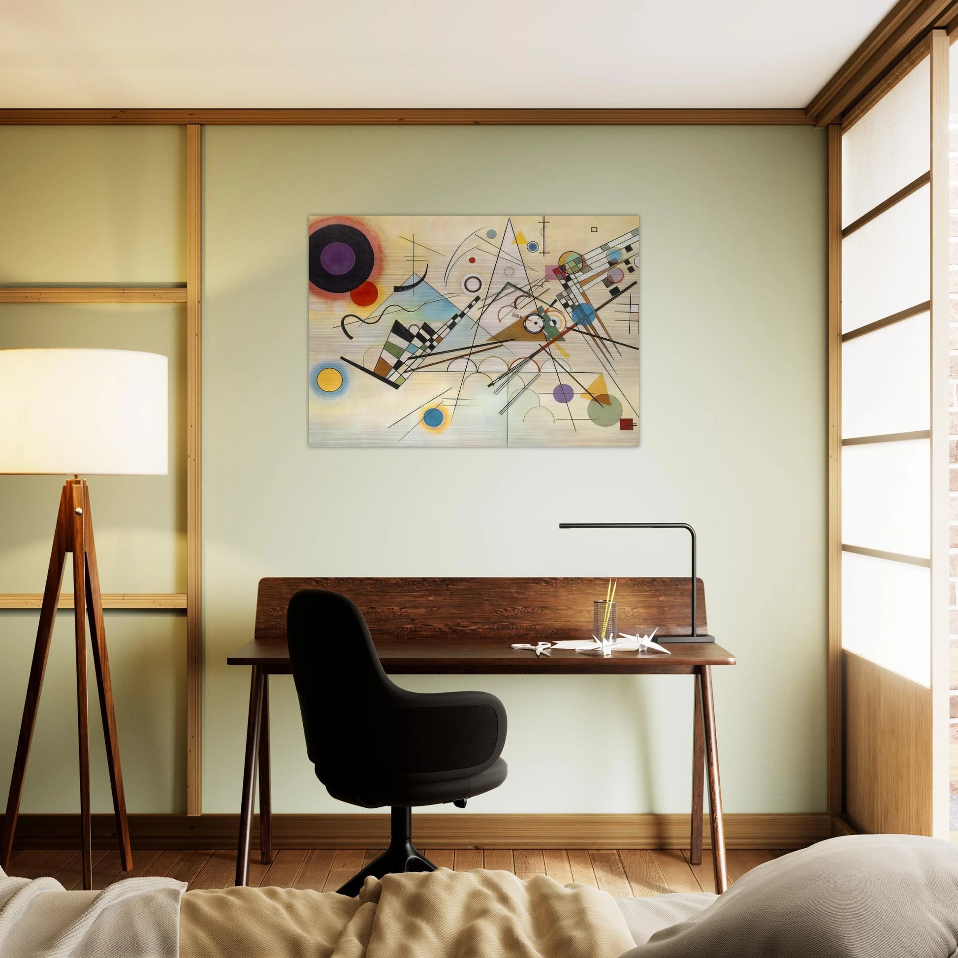 COMPOSITION VIII 1923 - Wassily Kandinsky Brushed Aluminum Print - 70x100 cm / 28x40 inches | Wassily Kandinsky Aluminum Print | Wassily Kandinsky Prints