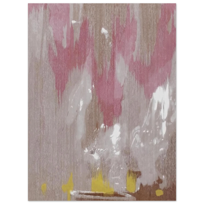 Helen Frankenthaler - Tales of Genji IV - 1998 Wall art - 27x35 cm / 11x14 inches - Premium Wooden Framed Poster With Fine Art Paper-canvas - Black frame