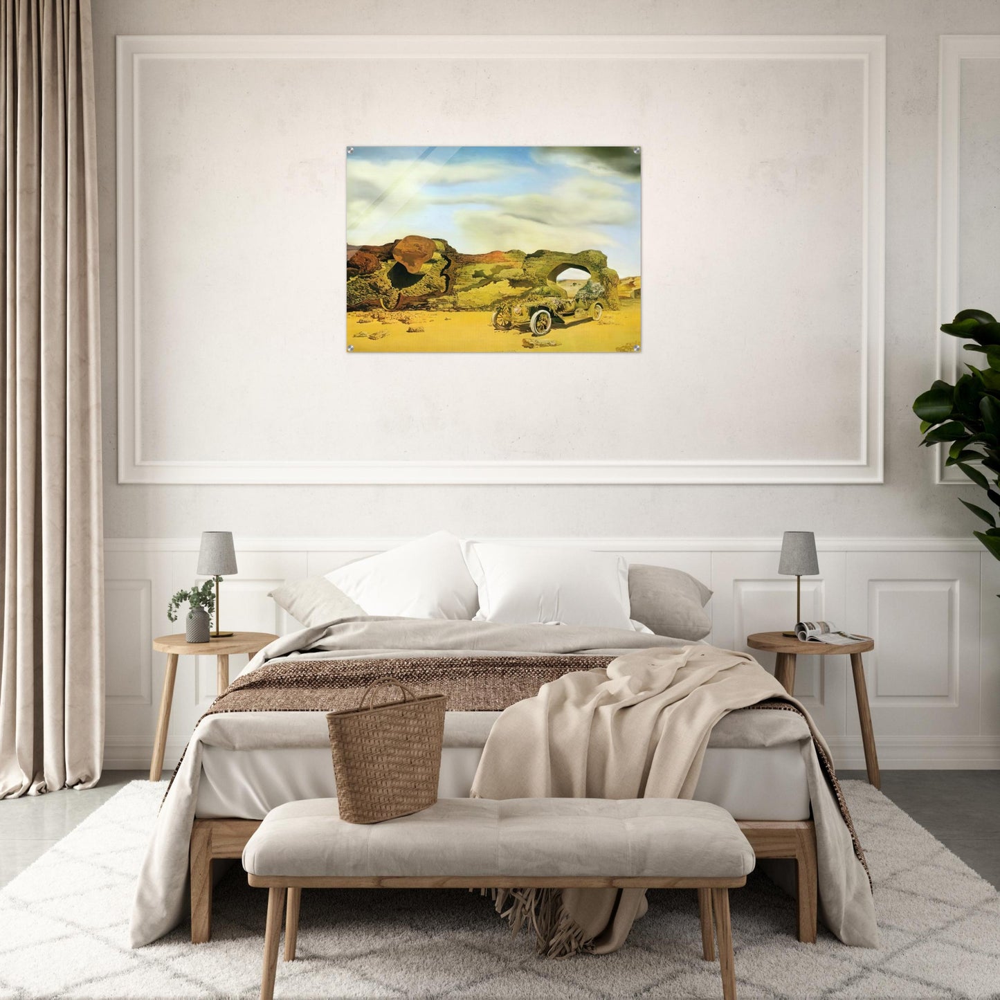 PARANOIAC CRITICAL SOLITUDE 1935 - Salvador Dali Acrylic Print - 70x100 cm / 28x40″ inches
