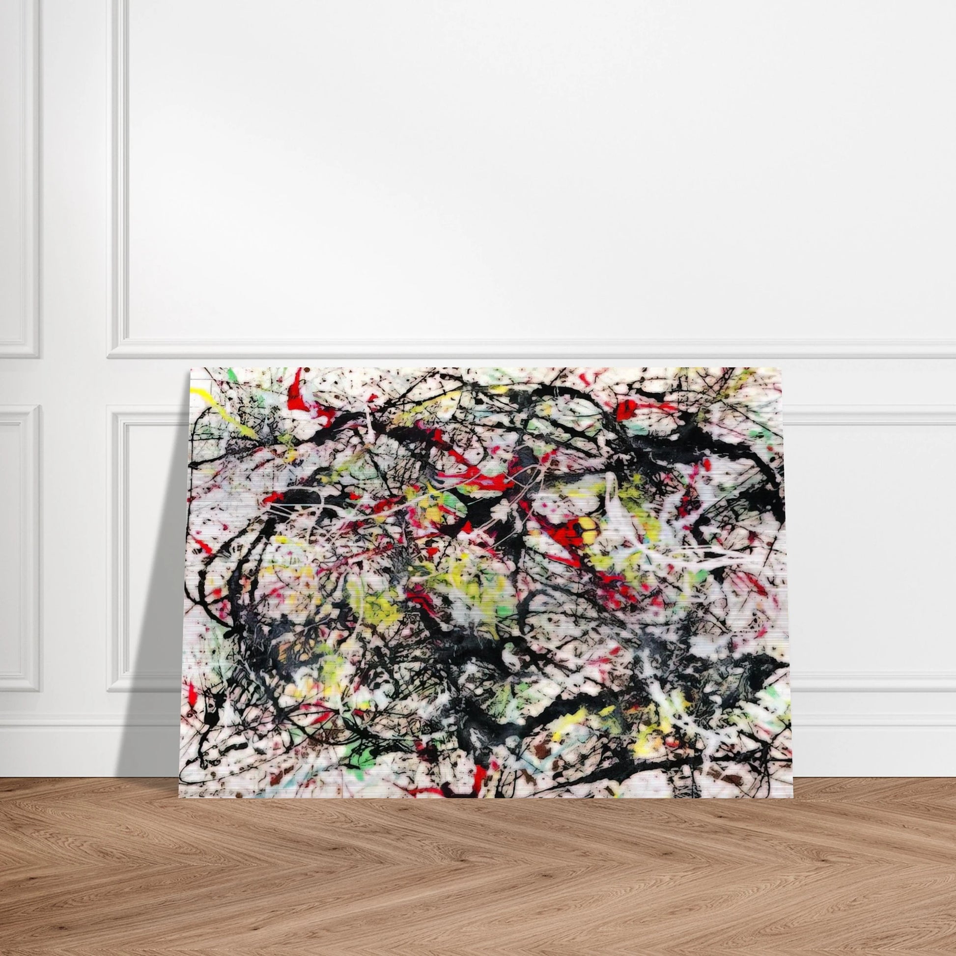 NUMBER 48 1949 - Jackson Pollock Brushed Aluminum Print - 70x100 cm / 28x40 inches | Jackson Pollock Aluminum Print | Jackson Pollock Prints