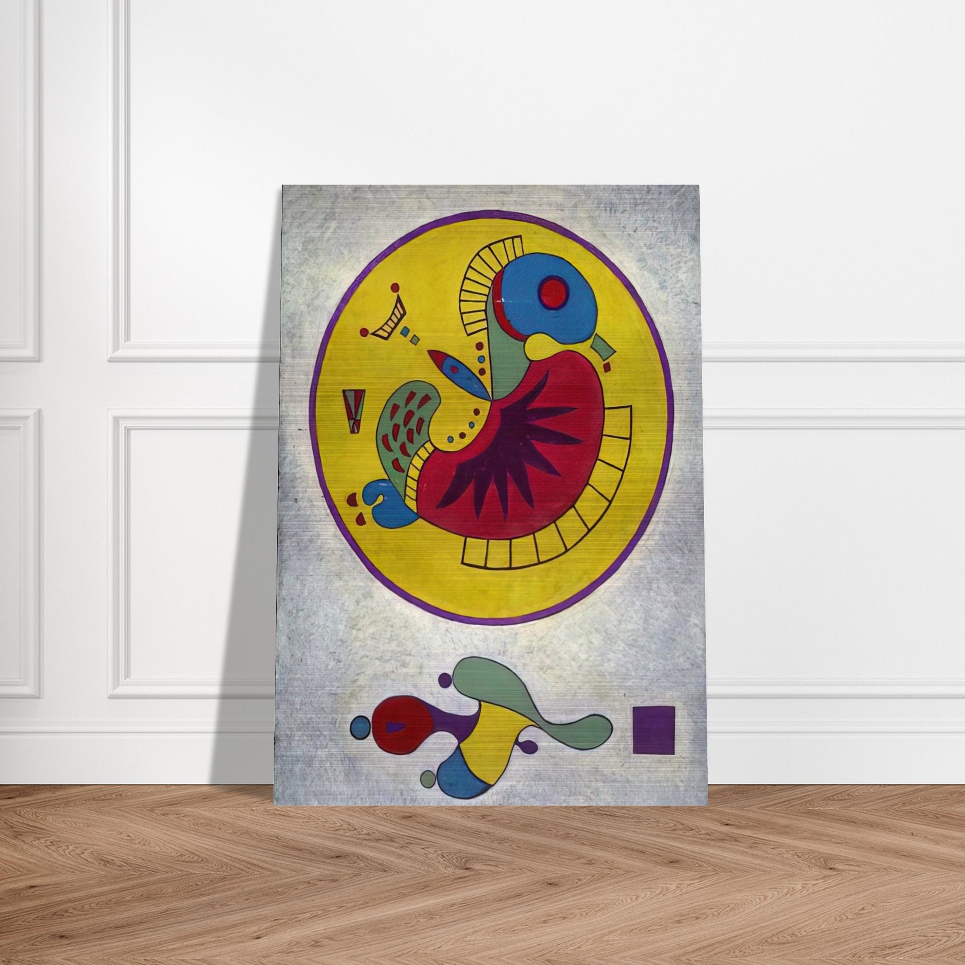 UNTITLED 1 - Wassily Kandinsky Brushed Aluminum Print - 70x100 cm / 28x40 inches | Wassily Kandinsky Aluminum Print | Wassily Kandinsky Prints