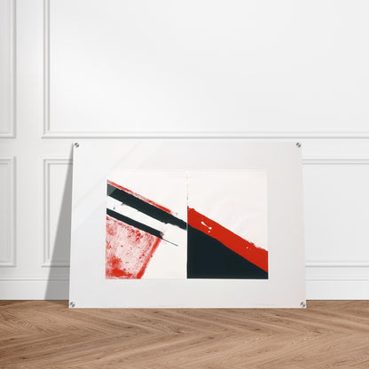 Who knows the beginning and who knows the end I - 1976 - Blinky Palermo Acrylic Print - 70x100 cm / 28x40″ inches