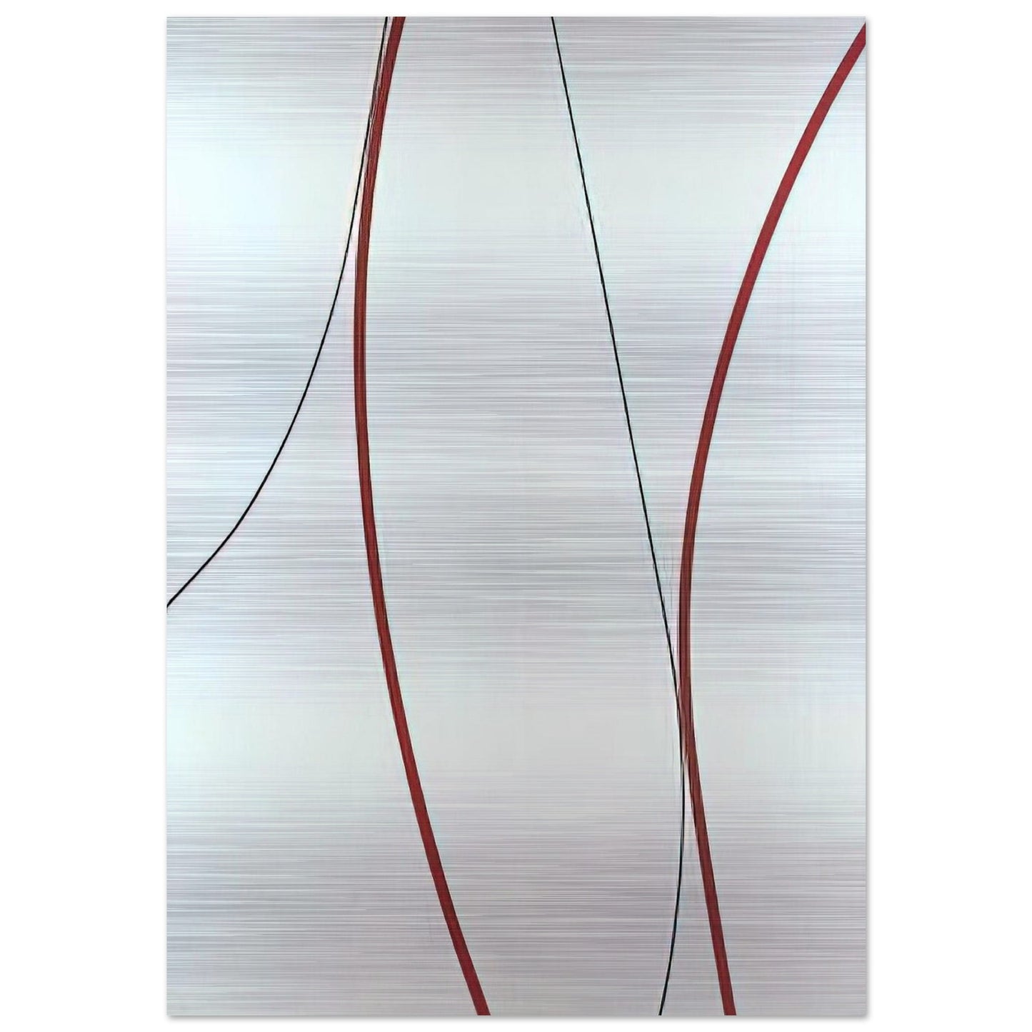 Untitled - 1964 - Lorser Feitelson Brushed Aluminum Print - 70x100 cm / 28x40 inches | Lorser Feitelson Aluminum Print | Lorser Feitelson Prints