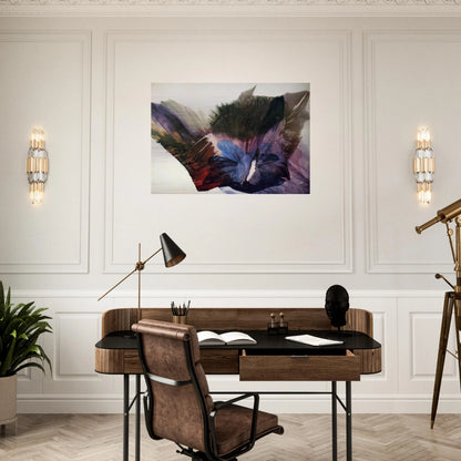 Phenomena Over the Cusp - Paul Jenkins Brushed Aluminum Print - 70x100 cm / 28x40 inches | Paul Jenkins Aluminum Print | Paul Jenkins Prints