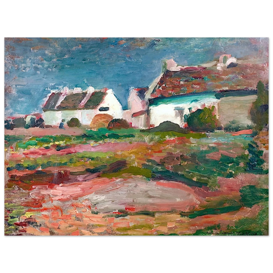 Henri Matisse - MAISONS A KERVILAHOUEN BELLE ILE 1896  75x100 cm / 30x40inches Fine Art Poster