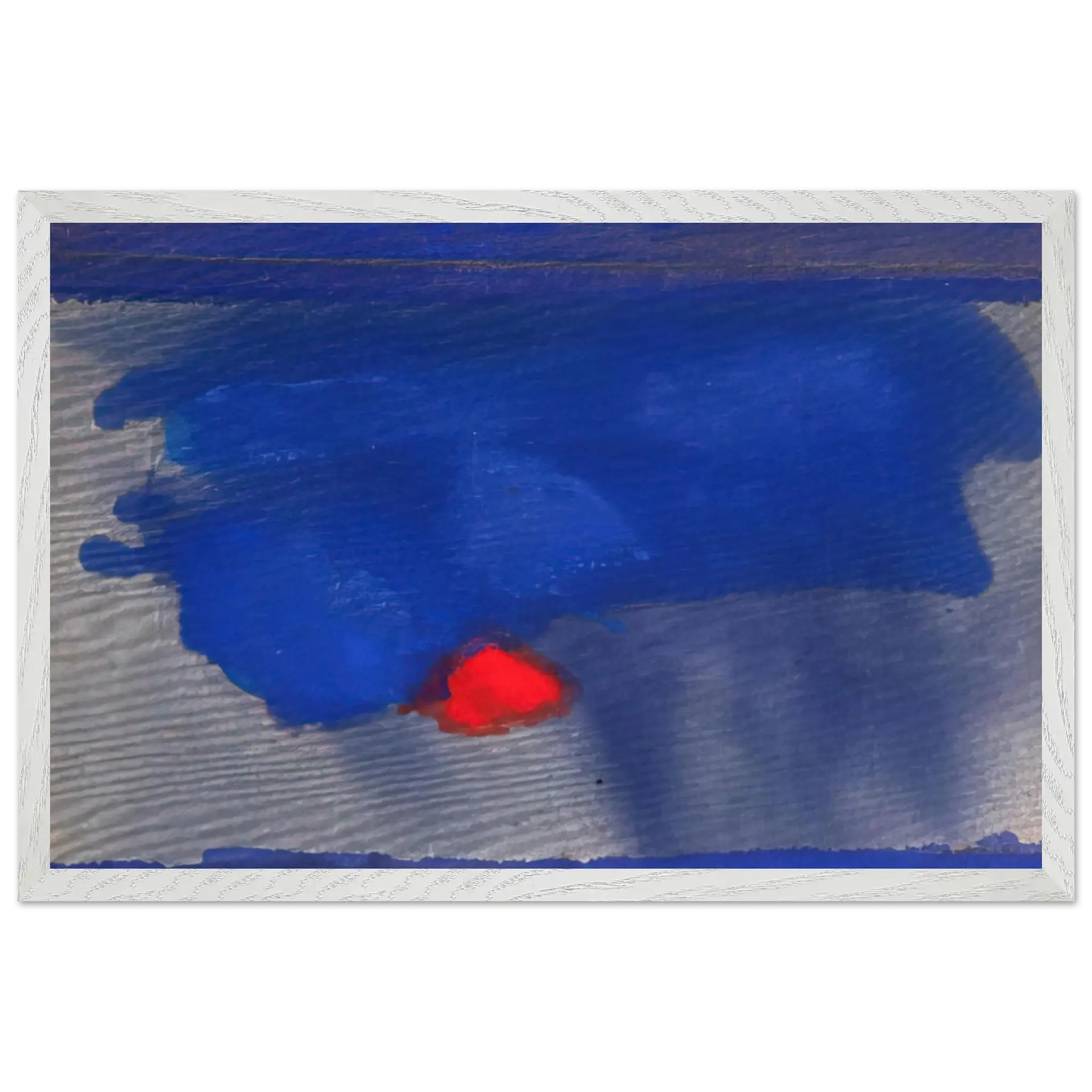 Helen Frankenthaler - Provincetown - 1964 Wall art - A1 (59.4 x 84.1  cm) - Premium Wooden Framed Poster With Fine Art Paper - Black frame
