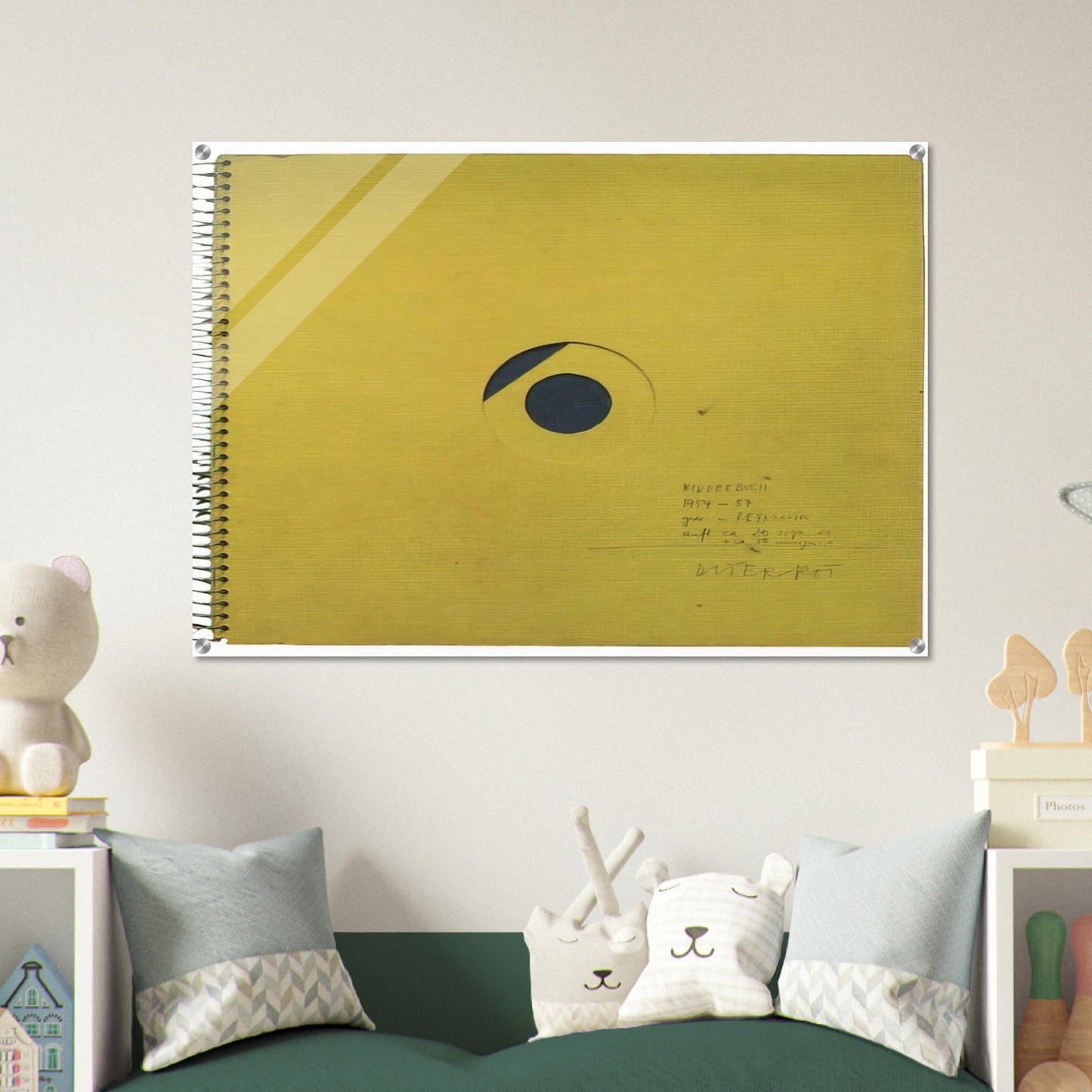 Children's Book - 1957 - Dieter Roth Acrylic Print - 70x100 cm / 28x40″ inches