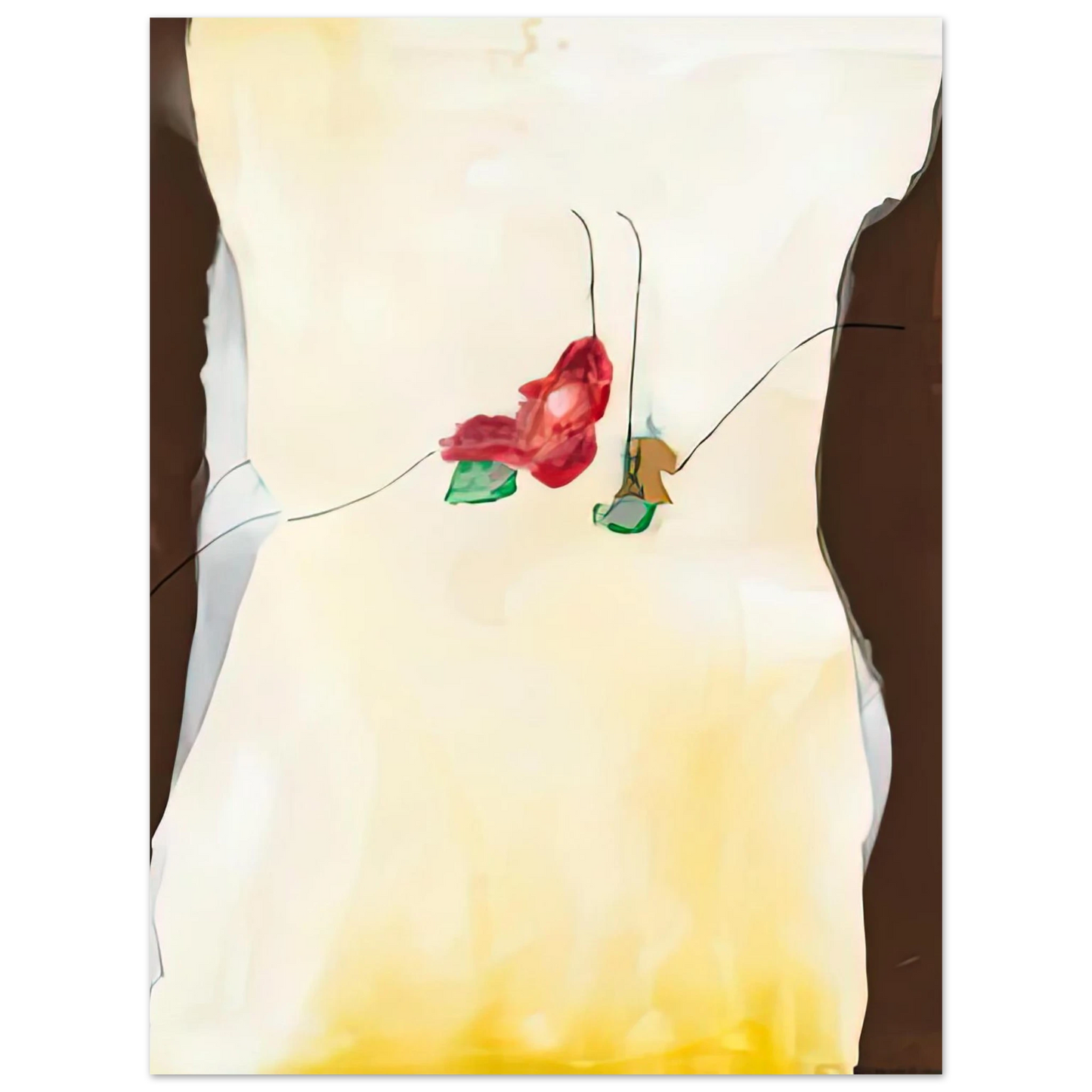Helen Frankenthaler - Chill Factor, 1973- Wall Art - 21x29.7 cm / 8x12" - Fine Art Poster-canvas - -