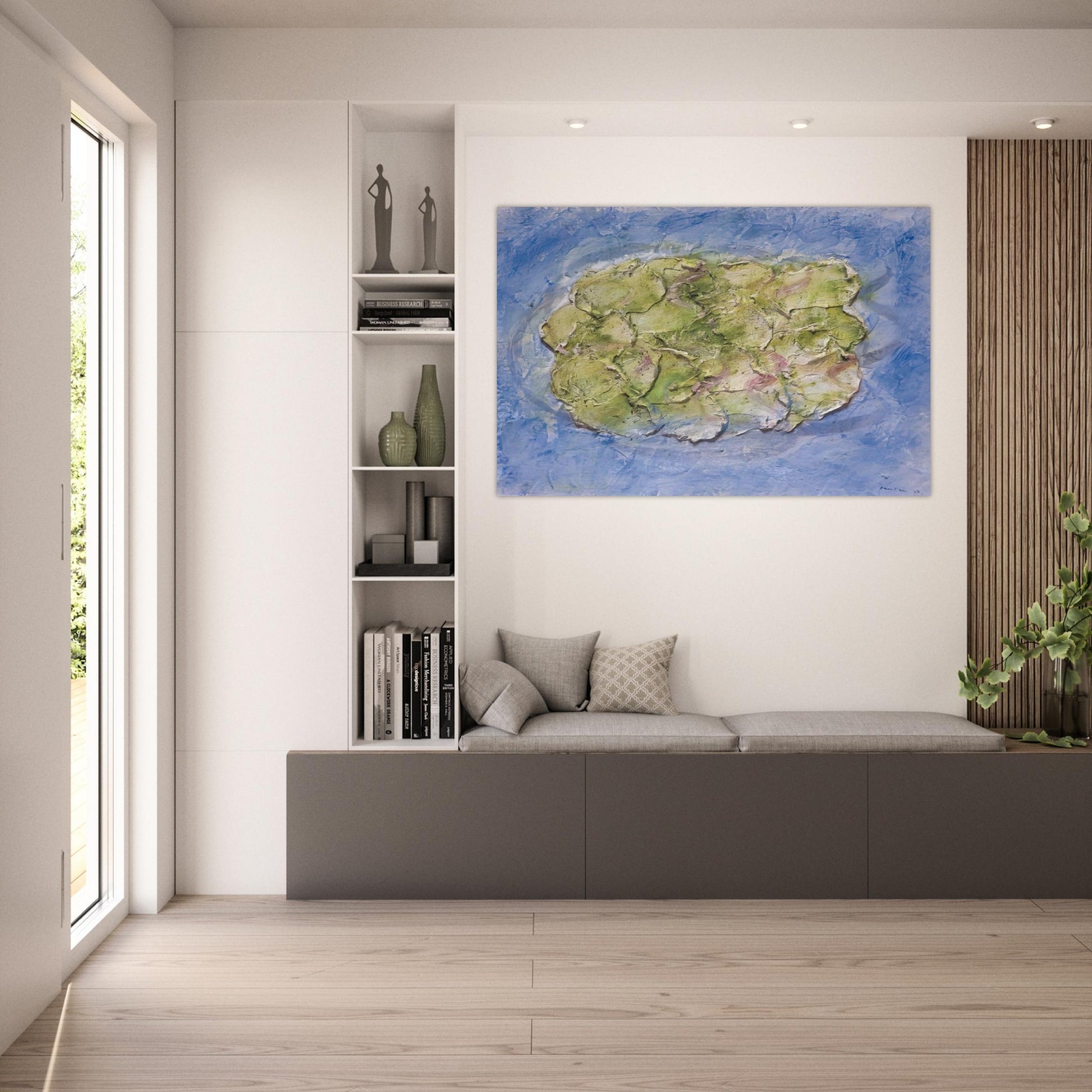 Frog Pond - 1957 - Piero Manzoni Art Prints - 100x150 cm / 40x60″ inches | Piero Manzoni Poster | Piero Manzoni Prints
