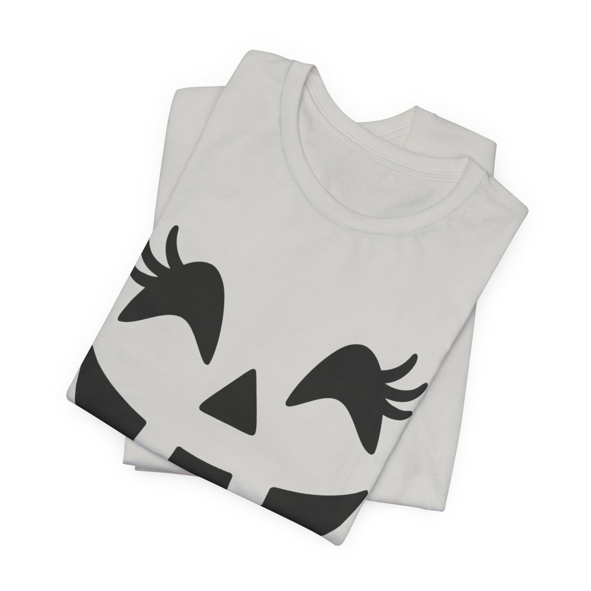 Masque de citrouille Jack O'Lantern Cils Halloween Femmes Filles T-Shirt