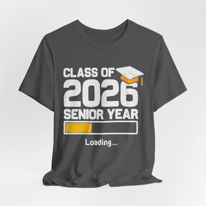 T-shirt de l'année de terminale 2026, T-shirt de graduation, Cadeau de graduation unisexe, Vêtements pour lycéens en terminale, T-shirt pour étudiants en route vers le collège