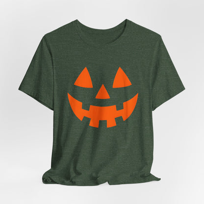 T-Shirt Vintage Visage de Citrouille Jack o'Lantern