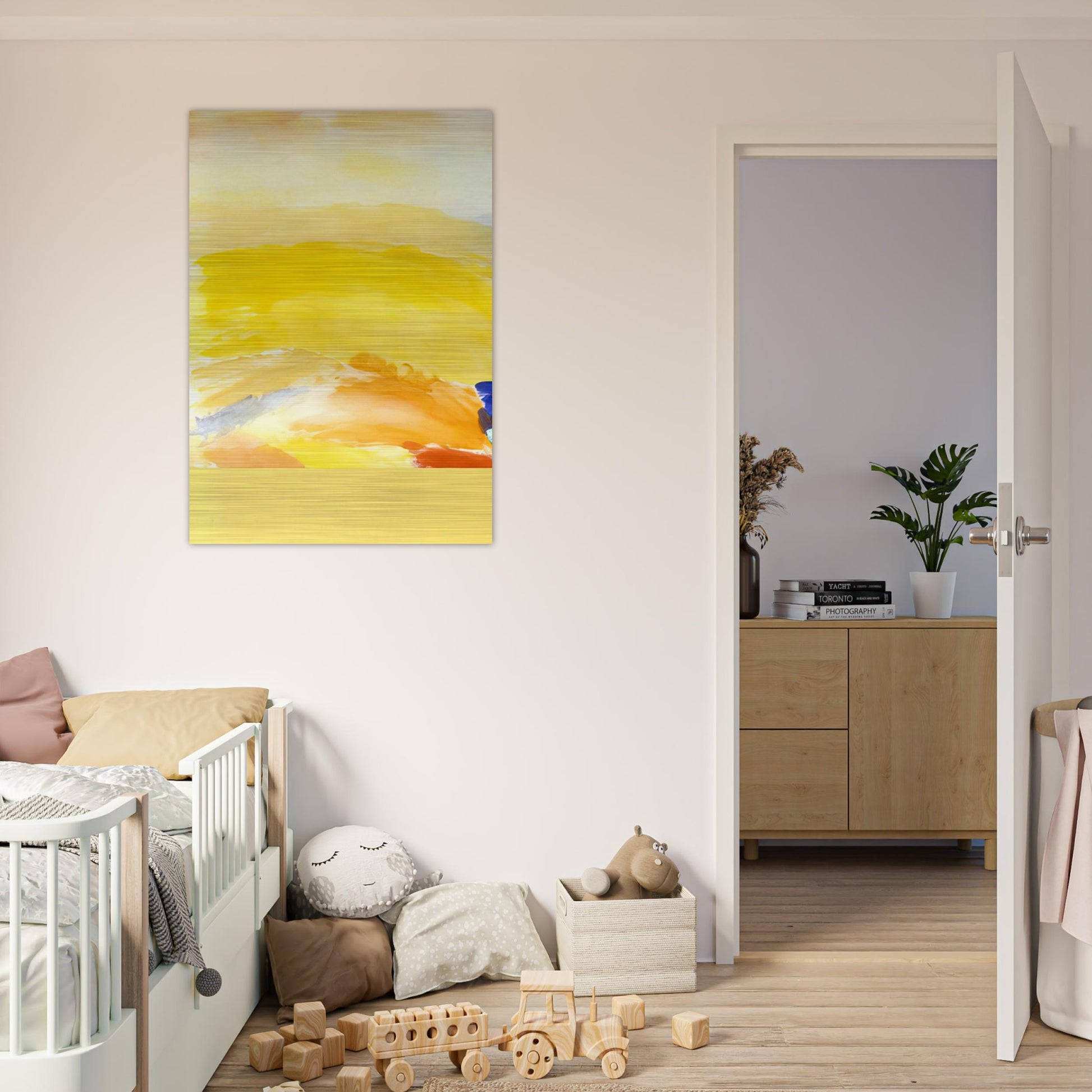 Light in Your Eyes - 2000 - Ronnie Landfield Brushed Aluminum Print - 70x100 cm / 28x40 inches | Ronnie Landfield Aluminum Print | Ronnie Landfield Prints