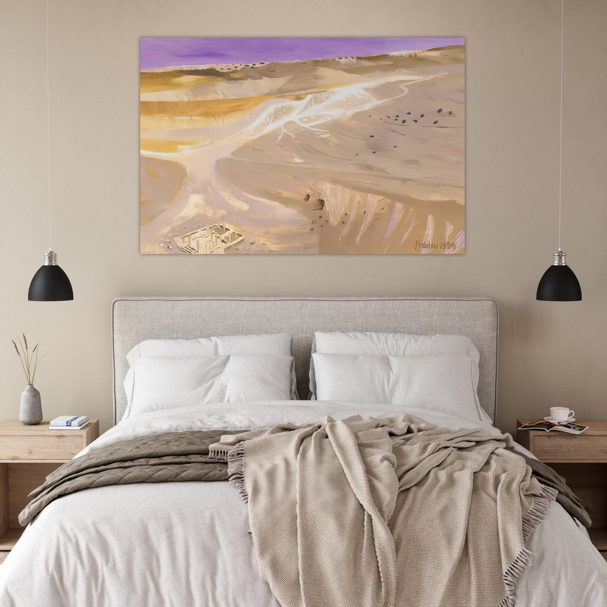 Desert - 1989 - Mary Fedden Art Prints - 100x150 cm / 40x60″ inches | Mary Fedden Poster | Mary Fedden Prints