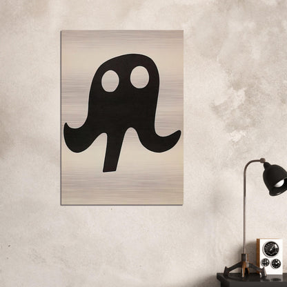 Mustache Hat - Jean Arp Brushed Aluminum Print - 70x100 cm / 28x40 inches | Jean Arp Aluminum Print | Jean Arp Prints