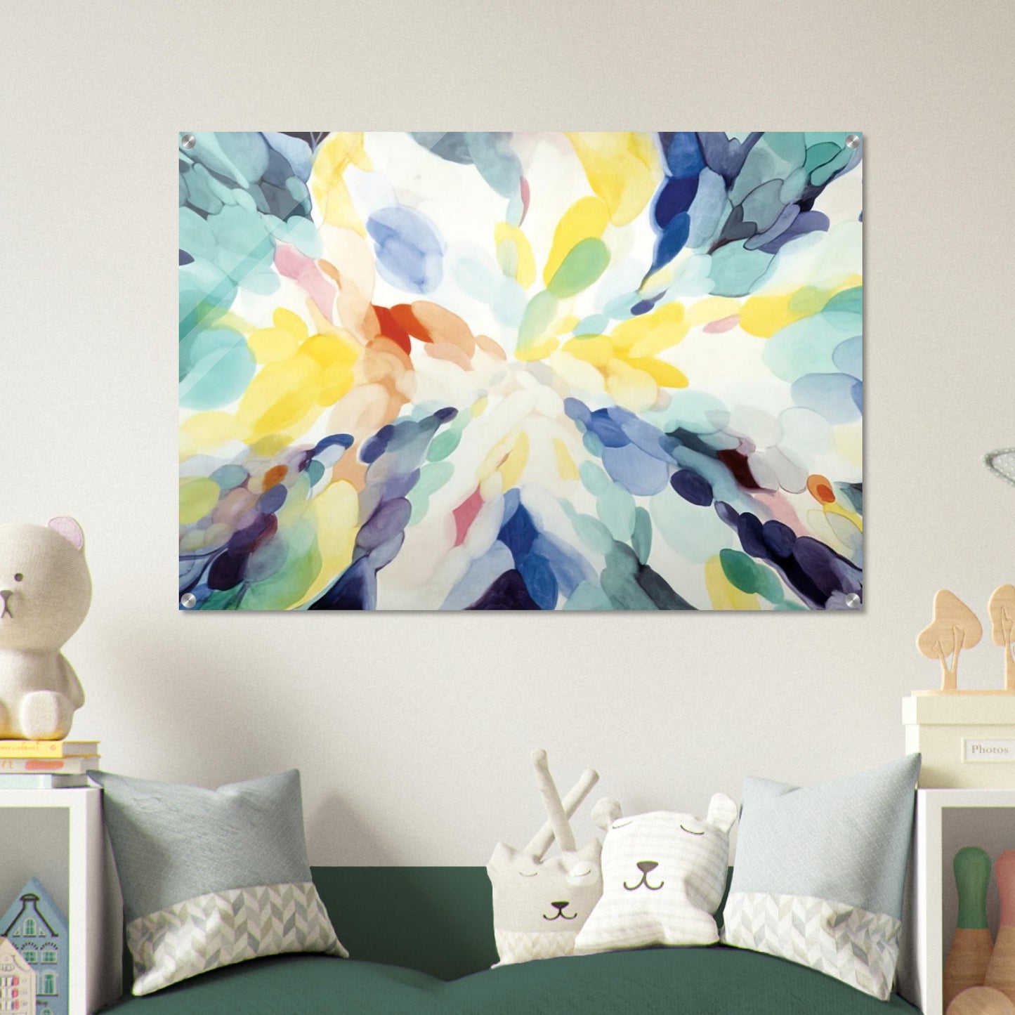 Wheel of Day - Alice Baber Acrylic Print - 70x100 cm / 28x40″ inches