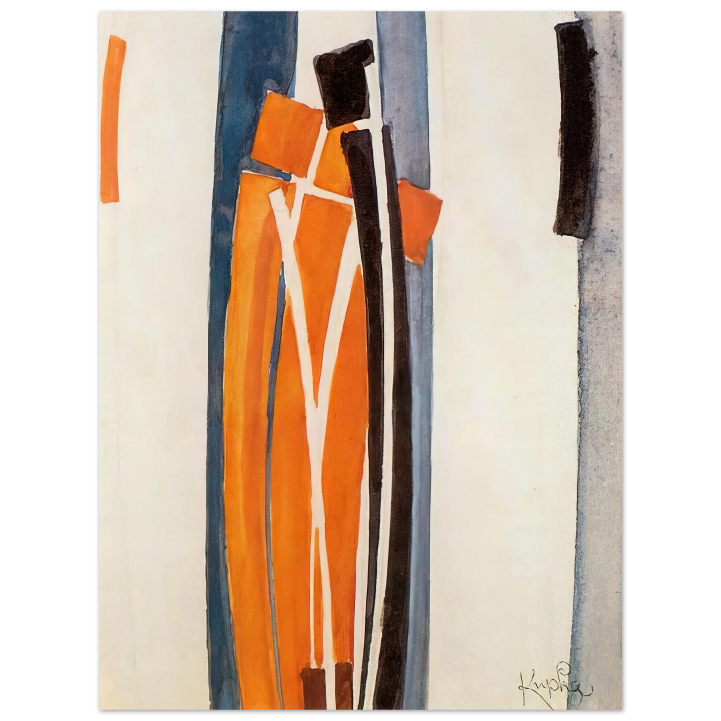 Frantisek Kupka - Drawings of curves  75x100 cm / 30x40inches Fine Art Poster