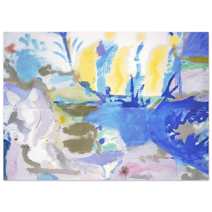 Helen Frankenthaler - Basque Beach - 1958 Wall art - 30x40 cm / 12x16 inches - Fine Art Poster-canvas - -