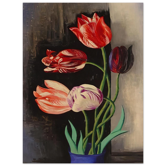 Moise Kisling - TULIPS  75x100 cm / 30x40inches Fine Art Poster