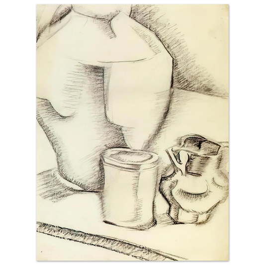 Juan Gris - STILL LIFE WITH GOBLET  75x100 cm / 30x40inches Fine Art Poster