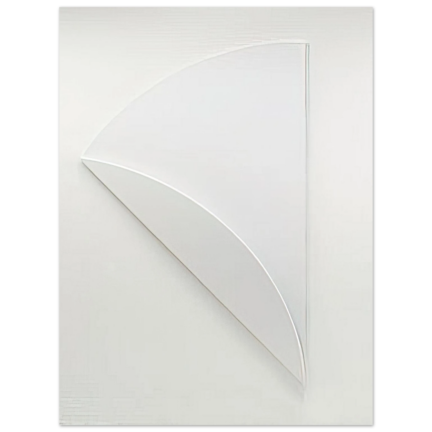 Ellsworth Kelly - White Relief over White  75x100 cm / 30x40inches Fine Art Poster