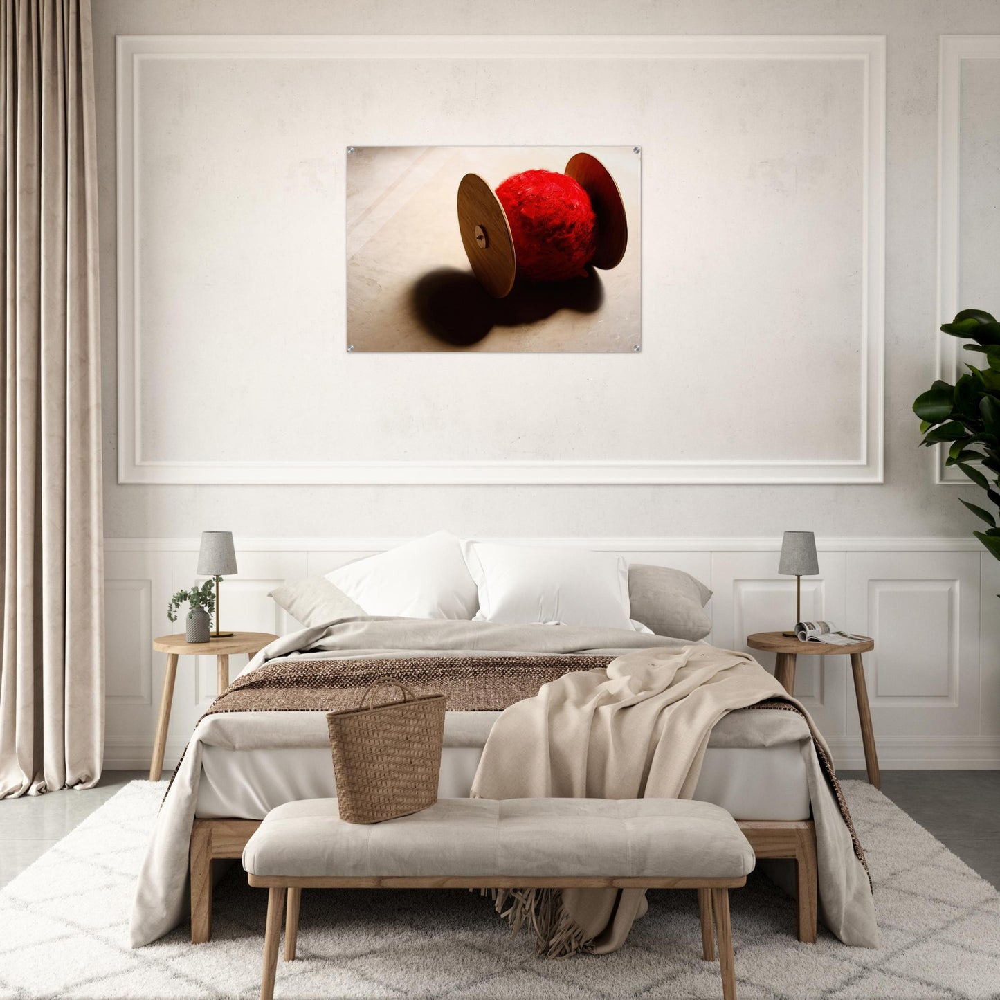 Wheels with ball - 2001 - Lygia Pape Acrylic Print - 70x100 cm / 28x40″ inches | Lygia Pape Wall Art | Lygia Pape Prints