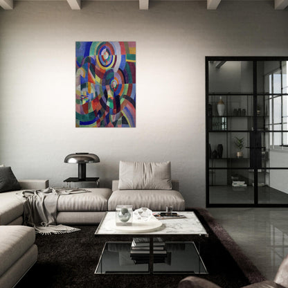ELECTRIC PRISMS 1 - Sonia Delaunay Brushed Aluminum Print - 70x100 cm / 28x40 inches | Sonia Delaunay Aluminum Print | Sonia Delaunay Prints