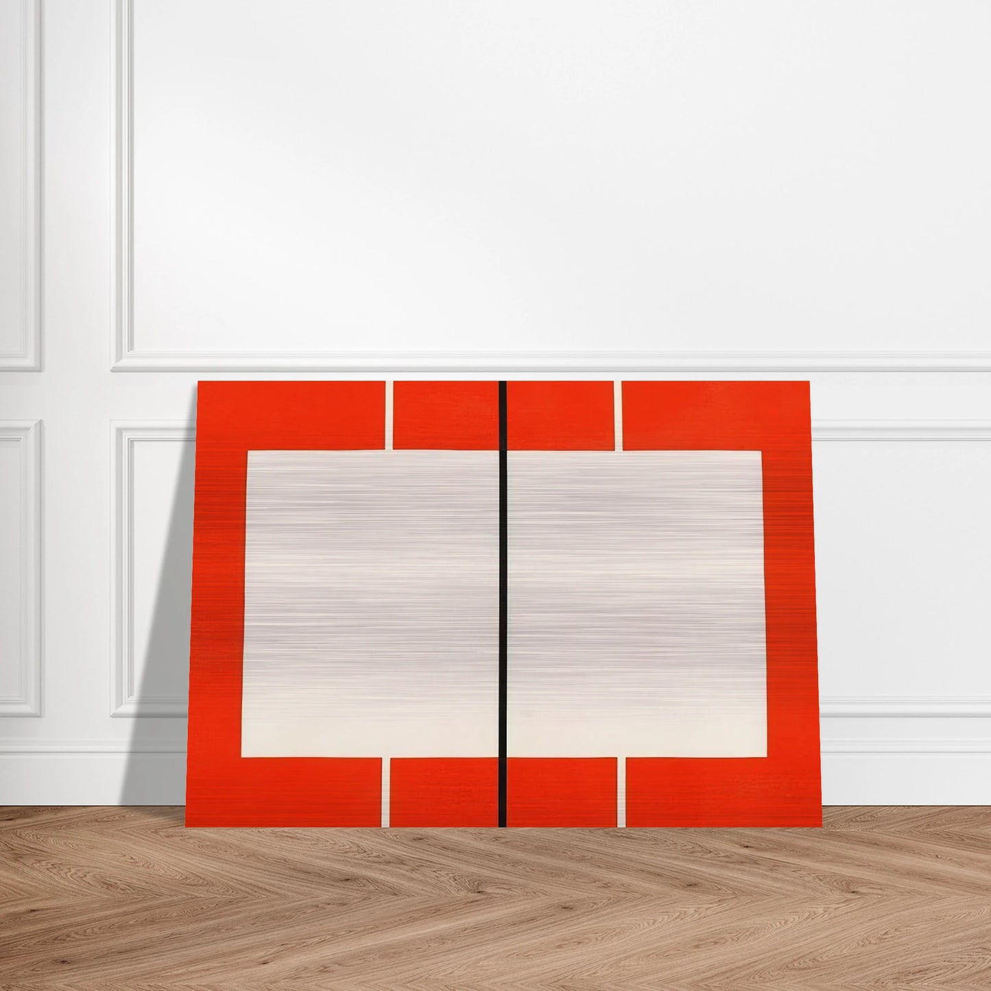 Untitled S. # 199 - 1990 - Donald Judd Brushed Aluminum Print - 70x100 cm / 28x40 inches | Donald Judd Aluminum Print | Donald Judd Prints