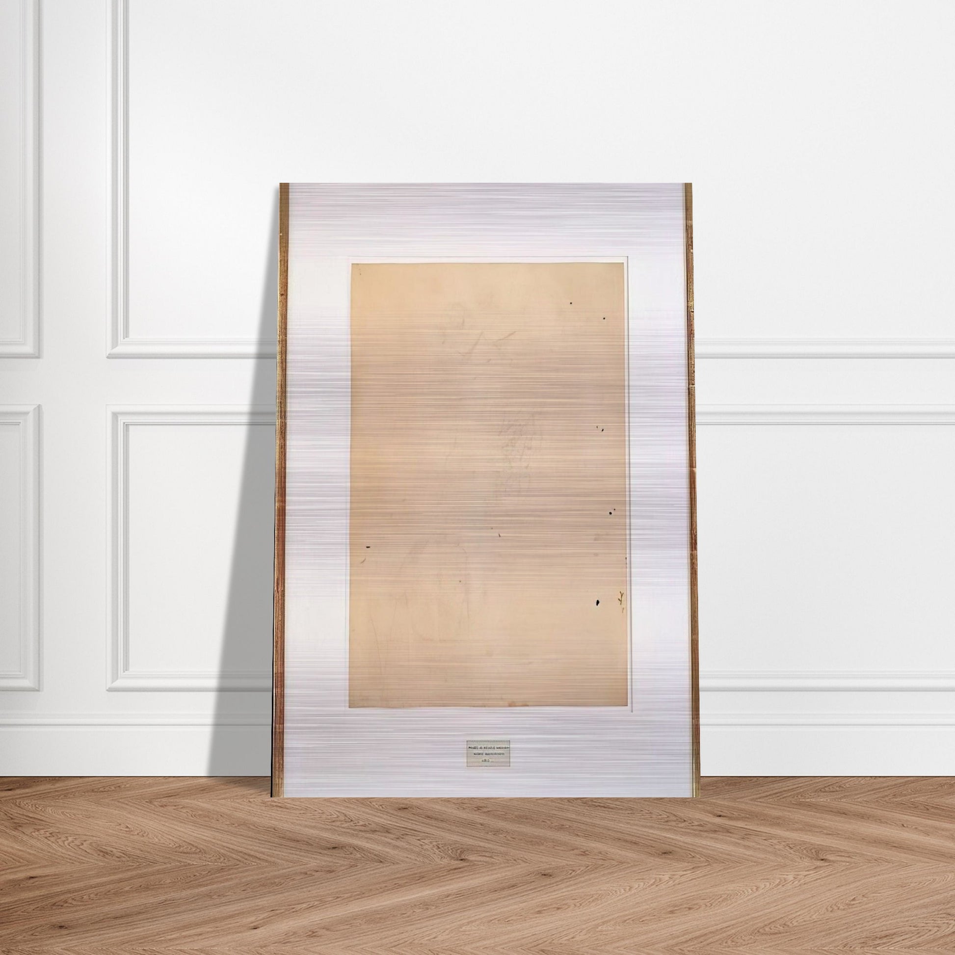 ERASED DE KOONING 1953 - Robert Rauschenberg Brushed Aluminum Print - 70x100 cm / 28x40 inches | Robert Rauschenberg Aluminum Print | Robert Rauschenberg Prints