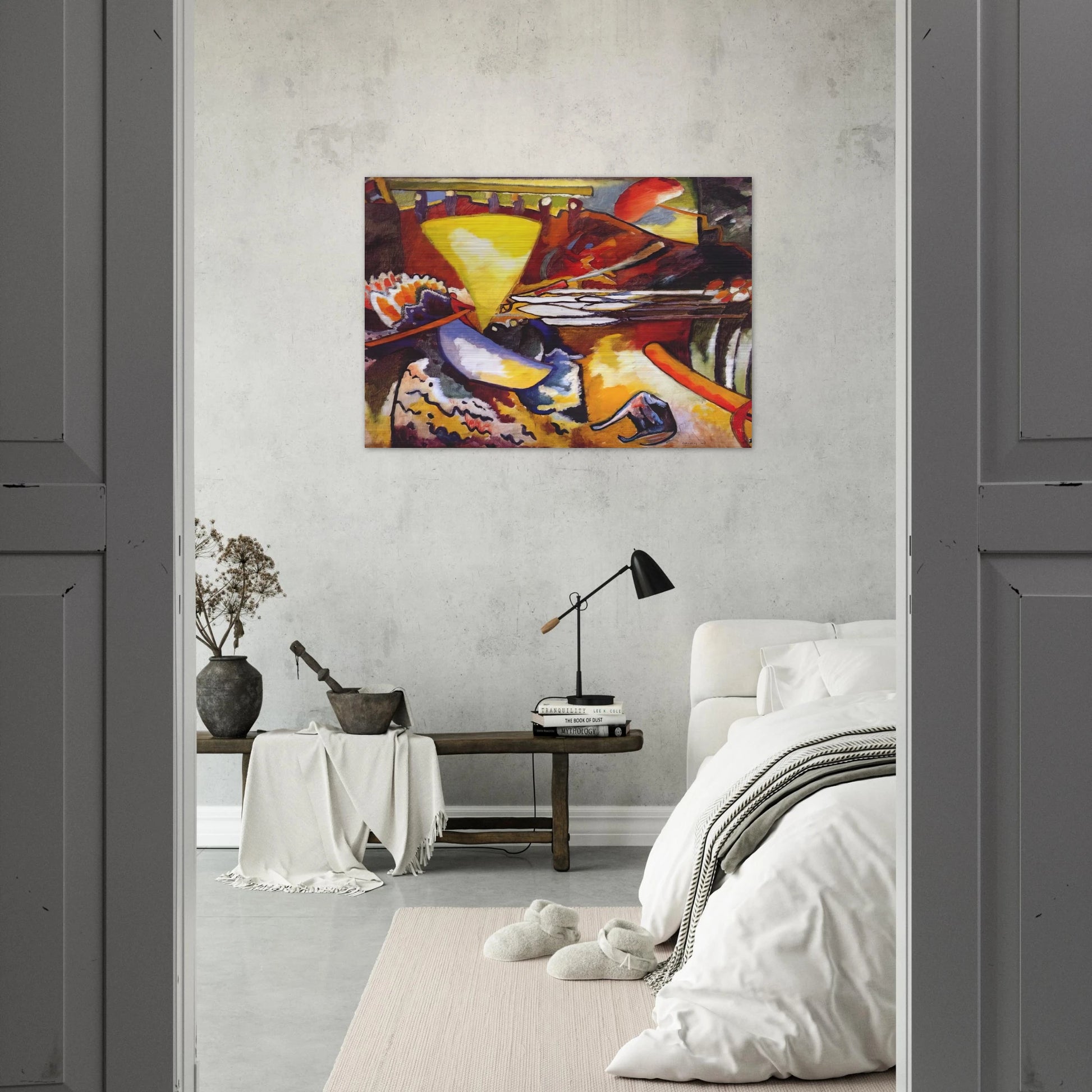 IMPROVISATION 11 1910 - Wassily Kandinsky Brushed Aluminum Print - 70x100 cm / 28x40 inches | Wassily Kandinsky Aluminum Print | Wassily Kandinsky Prints